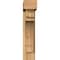Ekena Millwork Merced Block Rough Sawn Bracket w/ Offset Brace, Western Red Cedar, 6"W x 20"D x 28"H BKT0604X20X28MRC05RWR - alternate 3
